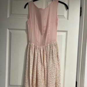 Vintage Pink dress handmade